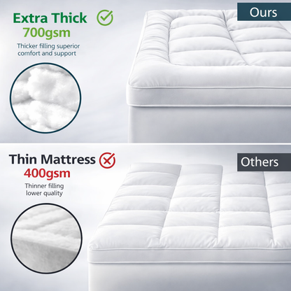 Mattress Topper #2026 Upgraded 10cm Extra Firm Best Mattress Topper