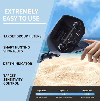 Metal Detector #2026 Upgraded High Accuracy Metal Finder