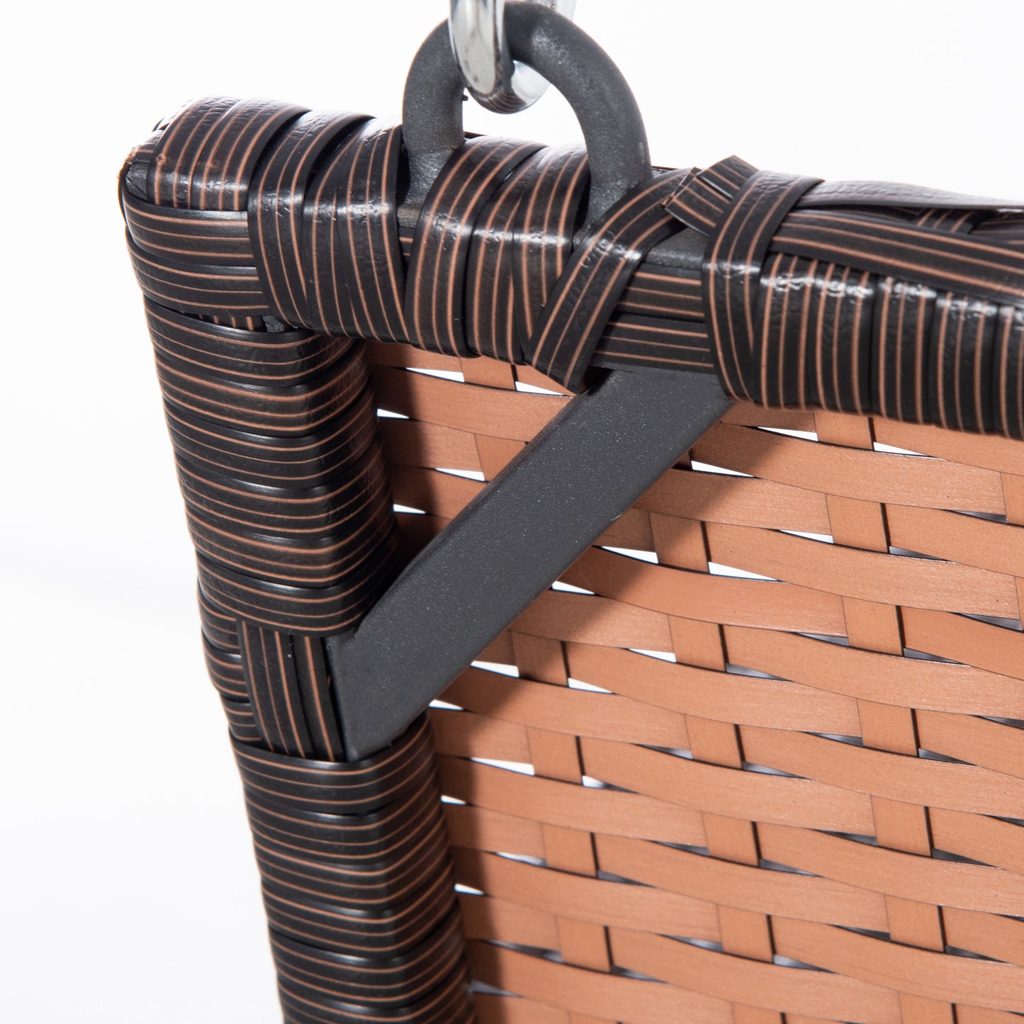 2 Seater Rattan Swing Chair Porch Swing Bench Loveseat - Outsunny image 7