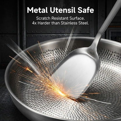 Titanium Frying Pan - #2026 Upgraded Chemical Free Titanium Frying Pan