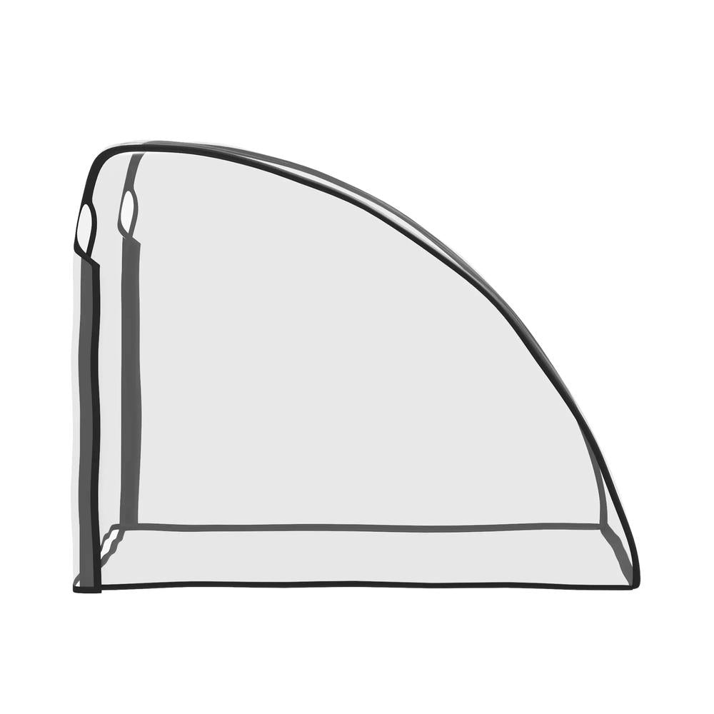 HOMCOM Baby Bike Trailer Cover, Anti Dust Rain Snow, Cold Wind, 76 x 61 x 61 cm 5