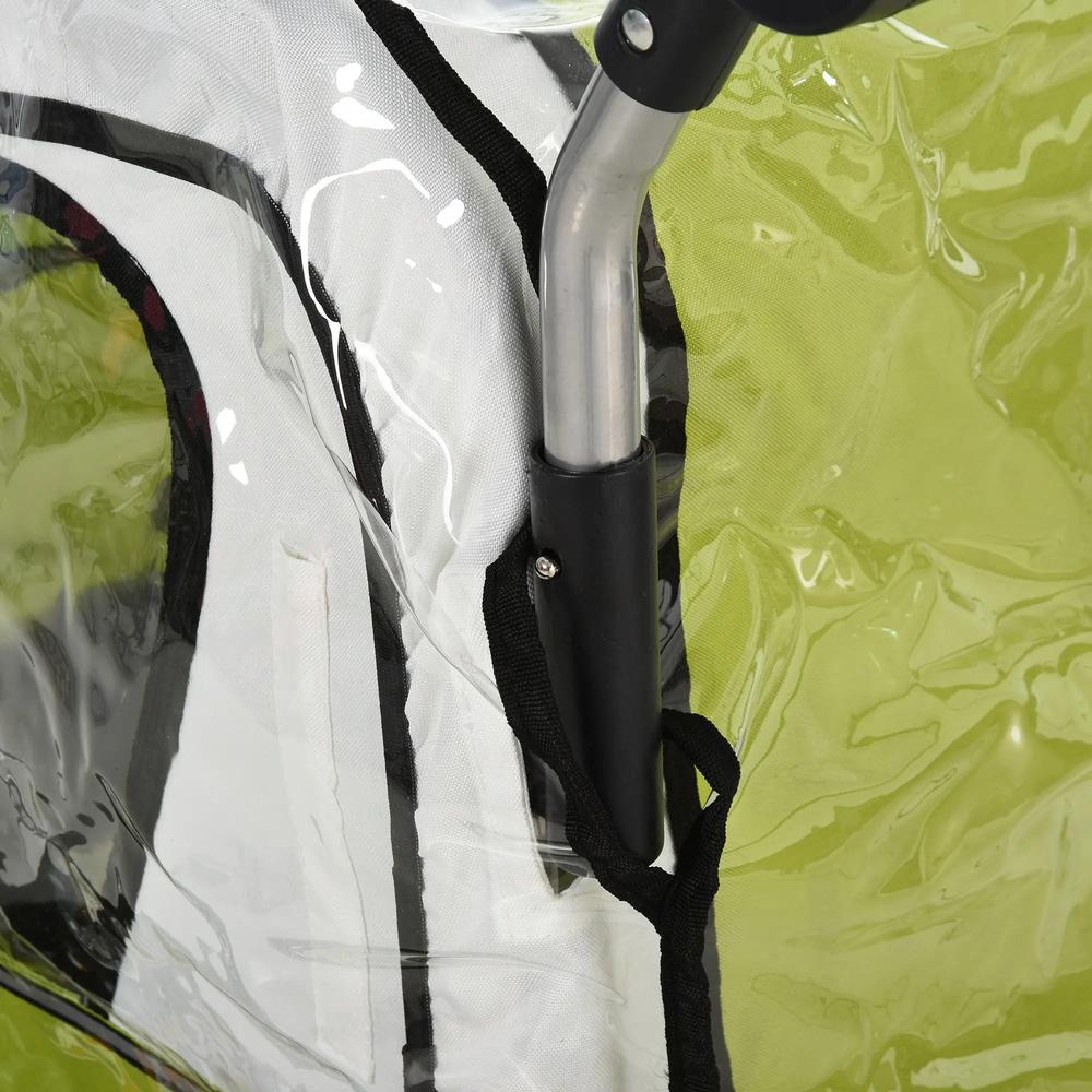 HOMCOM Baby Bike Trailer Cover, Anti Dust Rain Snow, Cold Wind, 76 x 61 x 61 cm 7