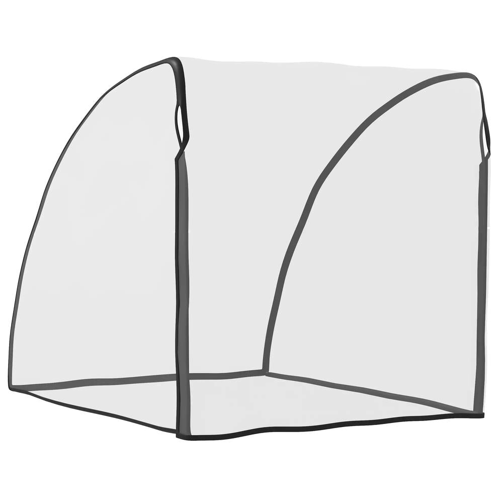 HOMCOM Baby Bike Trailer Cover, Anti Dust Rain Snow, Cold Wind, 76 x 61 x 61 cm 8