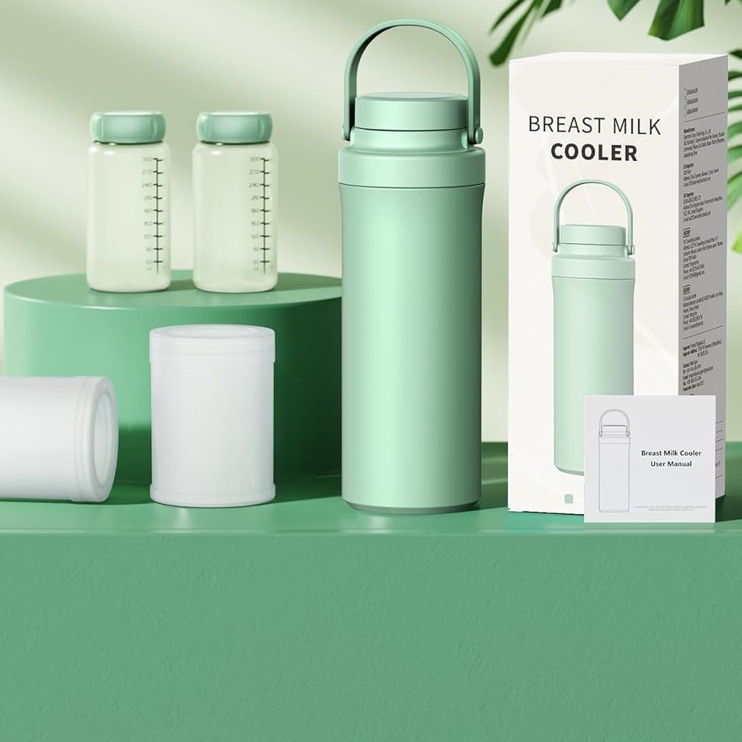 Portable Breast Milk Cooler #2026 Upgraded 24+ Hours Breast Milk Cooler