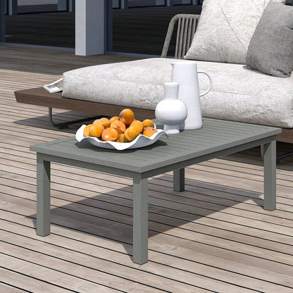 Outsunny 100cm x 60cm Aluminium Outdoor Coffee Table 17