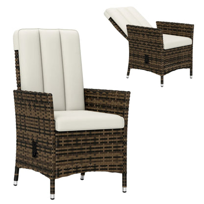 Outsunny 105&deg;-150&deg; Reclining Rattan Chair