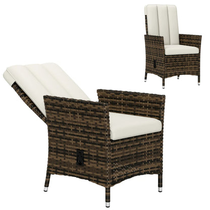 Outsunny 105&deg;-150&deg; Reclining Rattan Chair