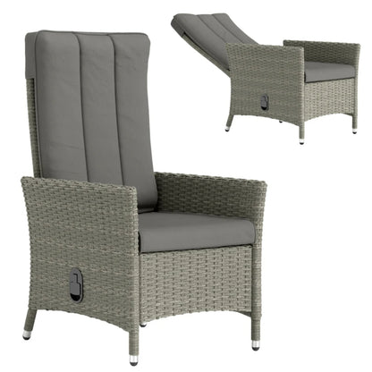 Outsunny 105&deg;-150&deg; Reclining Rattan Chair