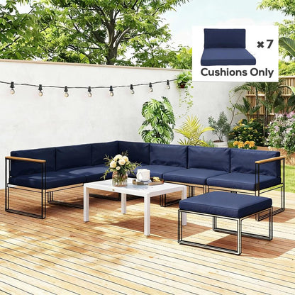 Outsunny 14-Piece Dining Set Cushions 37