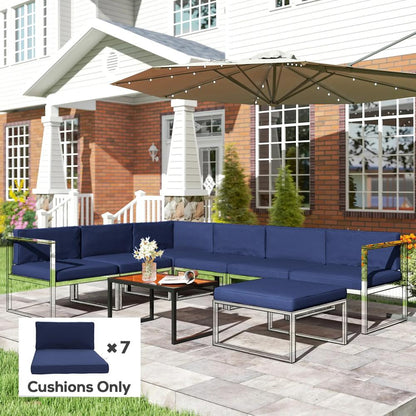 Outsunny 14-Piece Dining Set Cushions 39