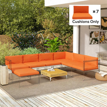 Outsunny 14-Piece Dining Set Cushions 49
