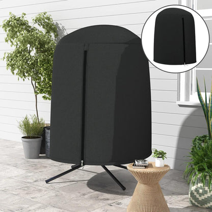 Outsunny 190 x &phi;128cm Hanging Egg Chair Furniture Cover 1