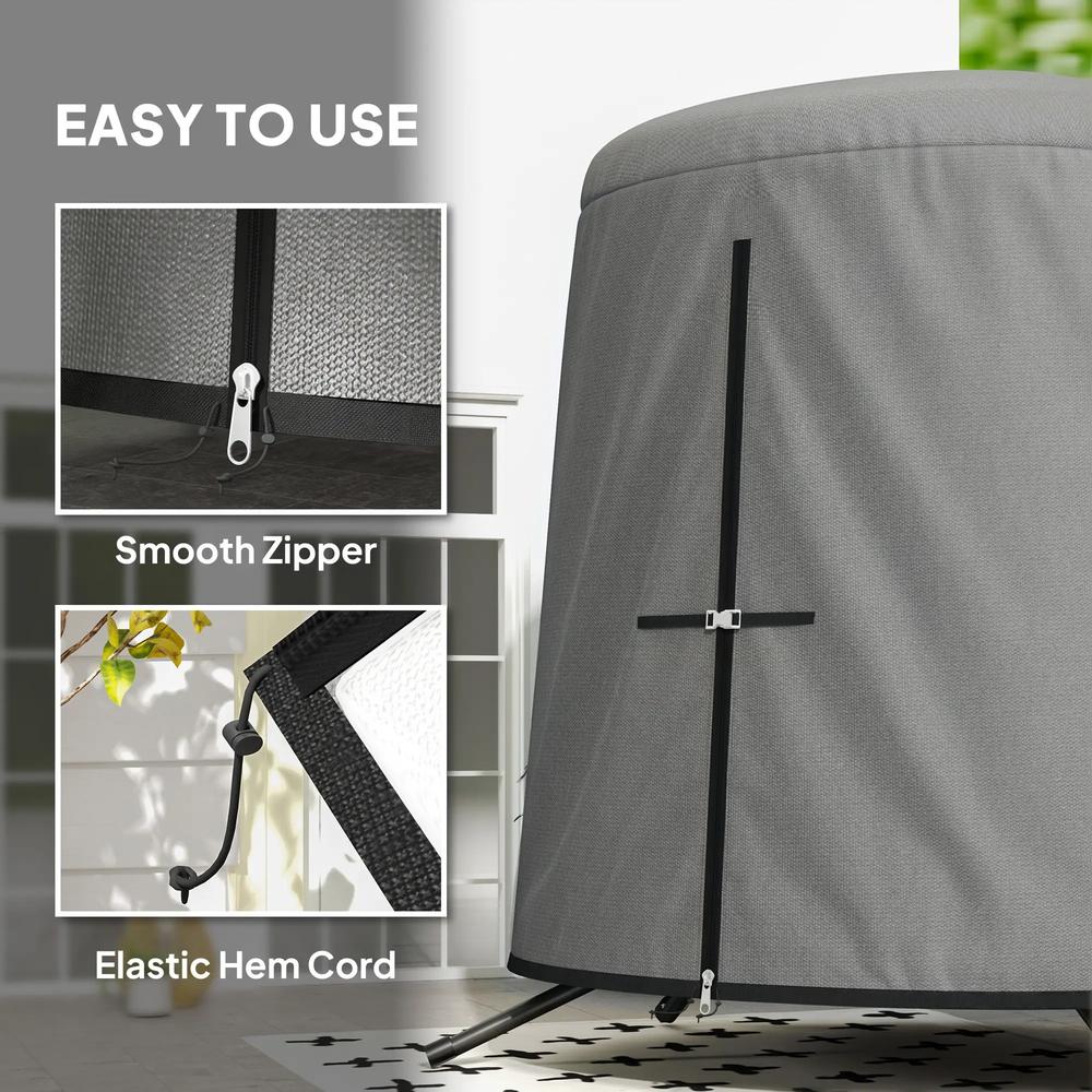 Outsunny 196 x 230 cm Hanging Egg Chair Protective Cover 26