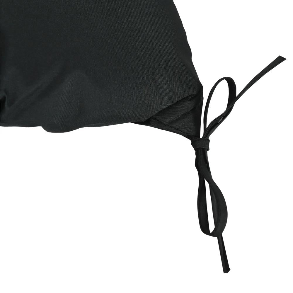 Outsunny 2 Seater Bench Pad, Garden Swing Chair Cushion with Back and Ties, Tufted Style Garden Furniture Window Seat Cushion for Indoor and Outdoor Use, 98 x 100 cm 18