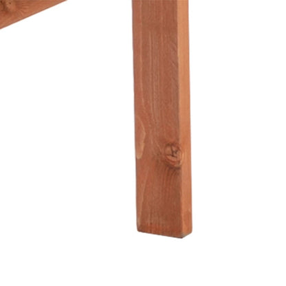 Outsunny 2-Seater Fir Wood Bench w/ Centre Table 8