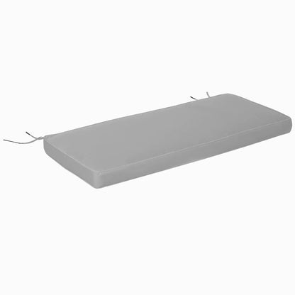 Outsunny 2 Seater Garden Bench Cushion - Light Grey 