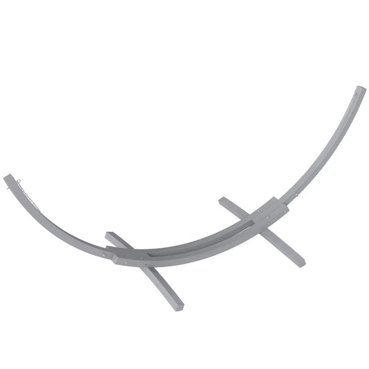 Outsunny 3.25m Wooden Hammock Stand Universal Fit Garden Picnic Camp Accessories, Grey 