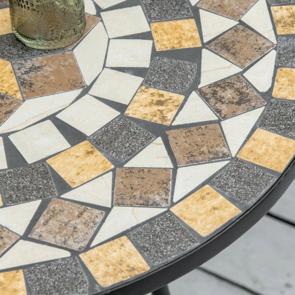 Outsunny &Phi;60cm Mosaic Outdoor Patio Table 27