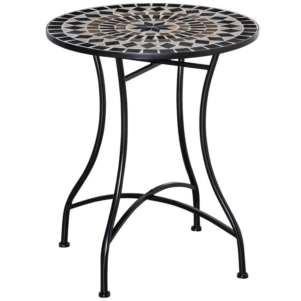 Outsunny &Phi;60cm Mosaic Outdoor Patio Table 9