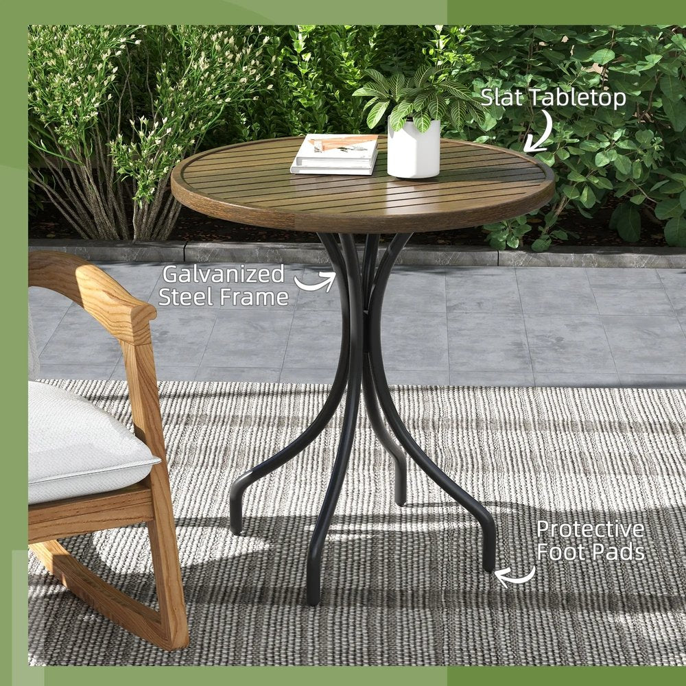 Outsunny &Phi;66cm Galvanised Steel Garden Table 4