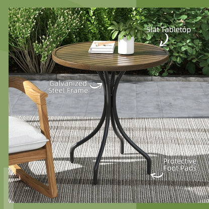 Outsunny &Phi;66cm Galvanised Steel Garden Table 4