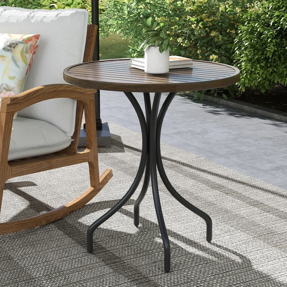 Outsunny &Phi;66cm Galvanised Steel Garden Table 8