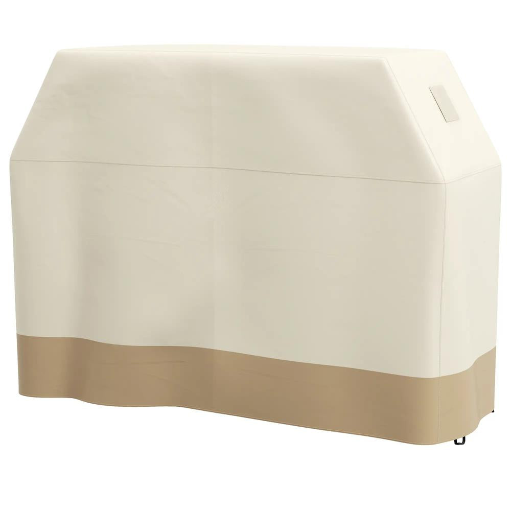 Outsunny 66W x 152Lcm PU Coated Protective Grill Cover - Beige 10
