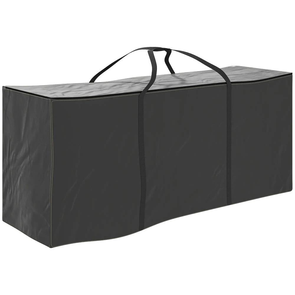 Outsunny 720 L Waterproof Garden Cushion Storage Bag - Black 