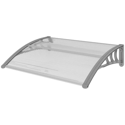 Outsunny Awning Front Door Rain Shelter Canopy 100 x 75cm 10