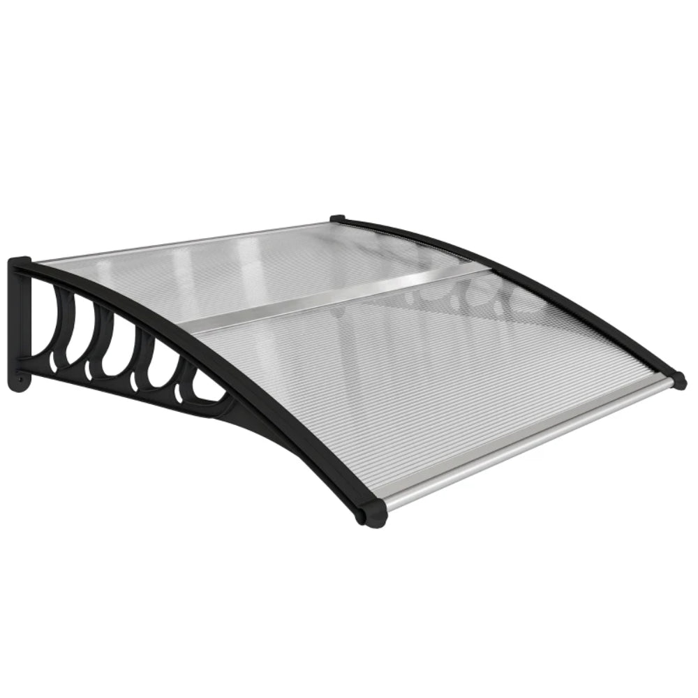Outsunny Awning Front Door Rain Shelter Canopy 103 x 96.5 cm 11
