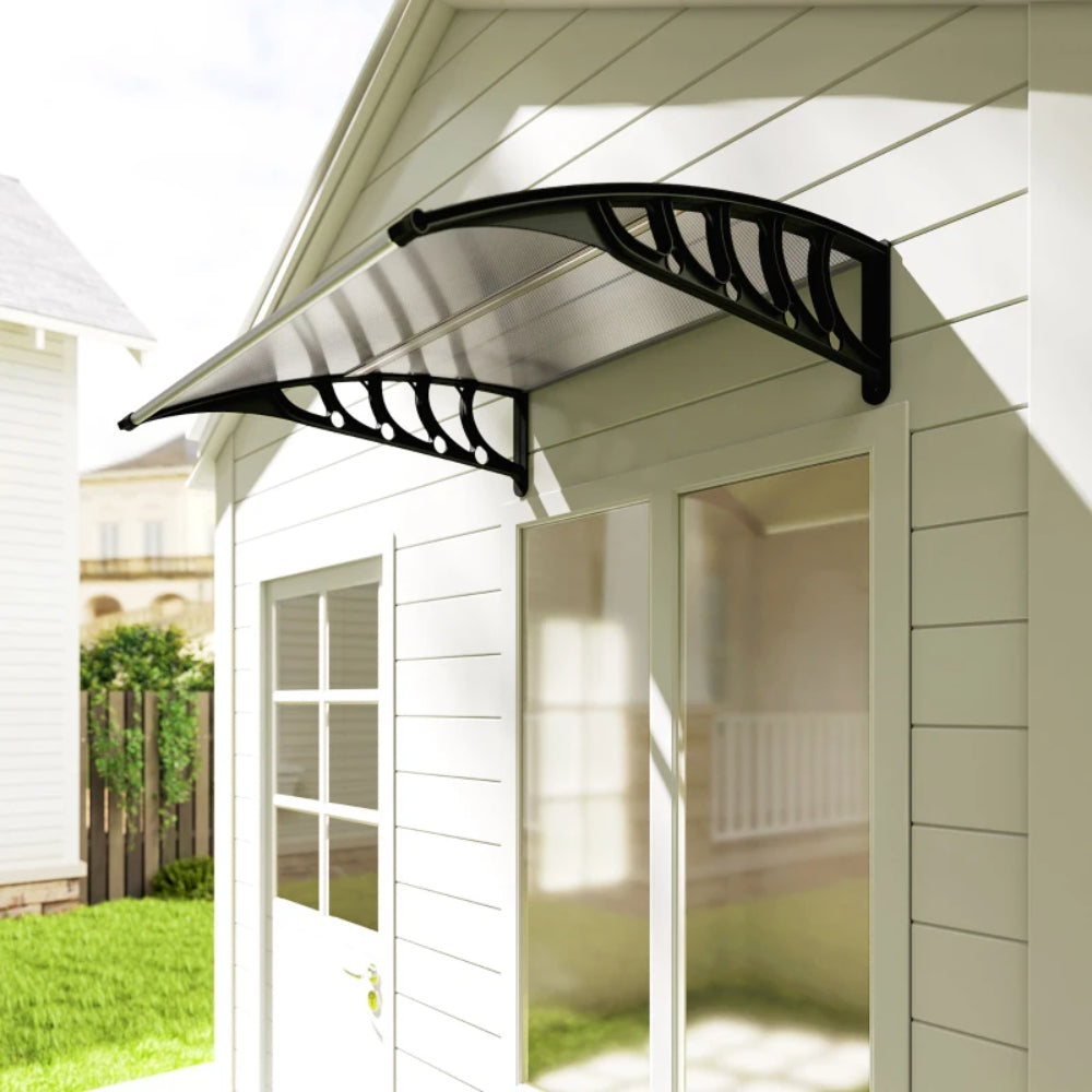 Outsunny Awning Front Door Rain Shelter Canopy 103 x 96.5 cm 19