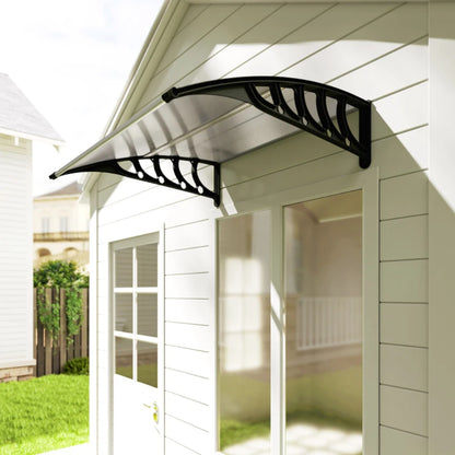 Outsunny Awning Front Door Rain Shelter Canopy 103 x 96.5 cm 19