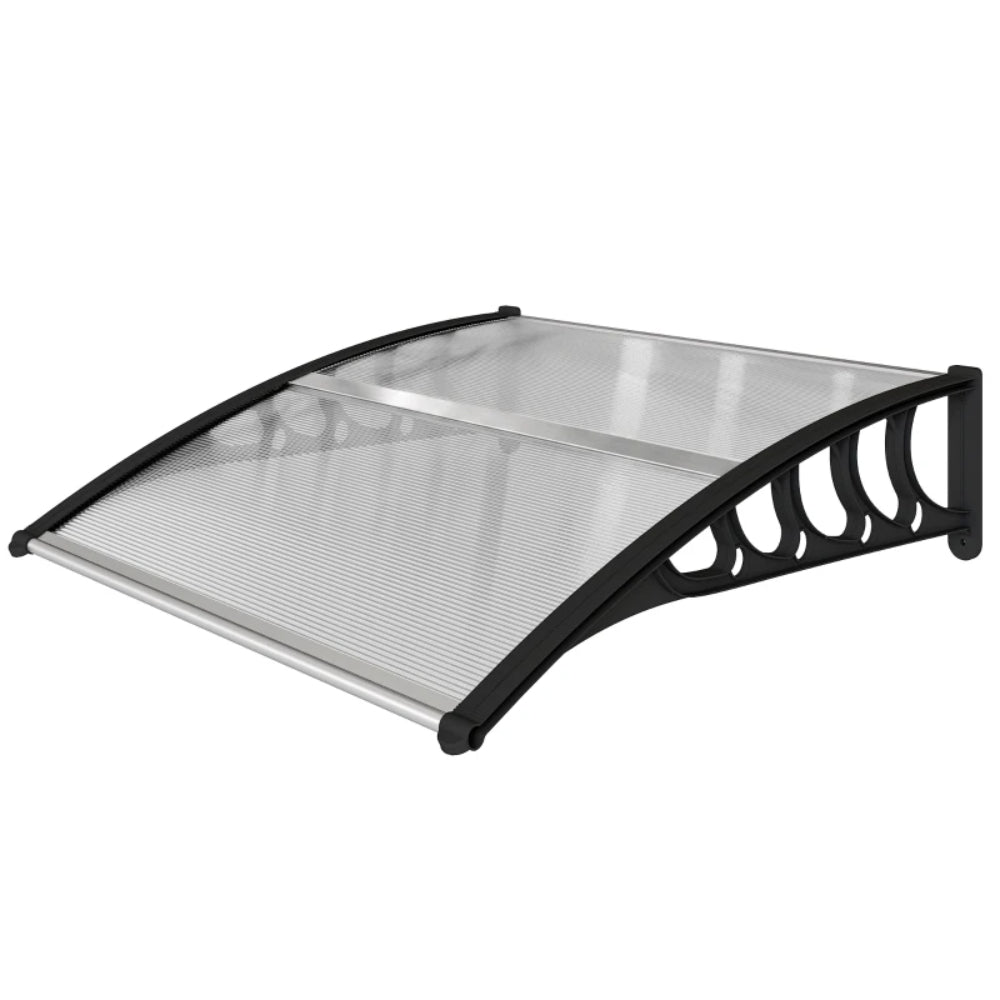Outsunny Awning Front Door Rain Shelter Canopy 103 x 96.5 cm 21