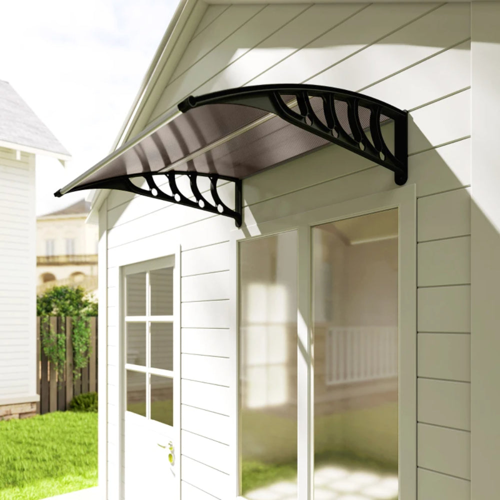 Outsunny Awning Front Door Rain Shelter Canopy 103 x 96.5 cm 7
