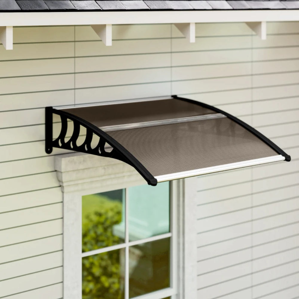 Outsunny Awning Front Door Rain Shelter Canopy 103 x 96.5 cm 9