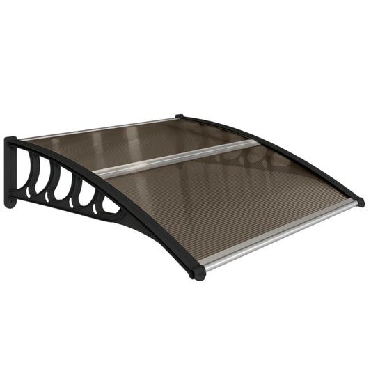 Outsunny Awning Front Door Rain Shelter Canopy 103 x 96.5 cm 