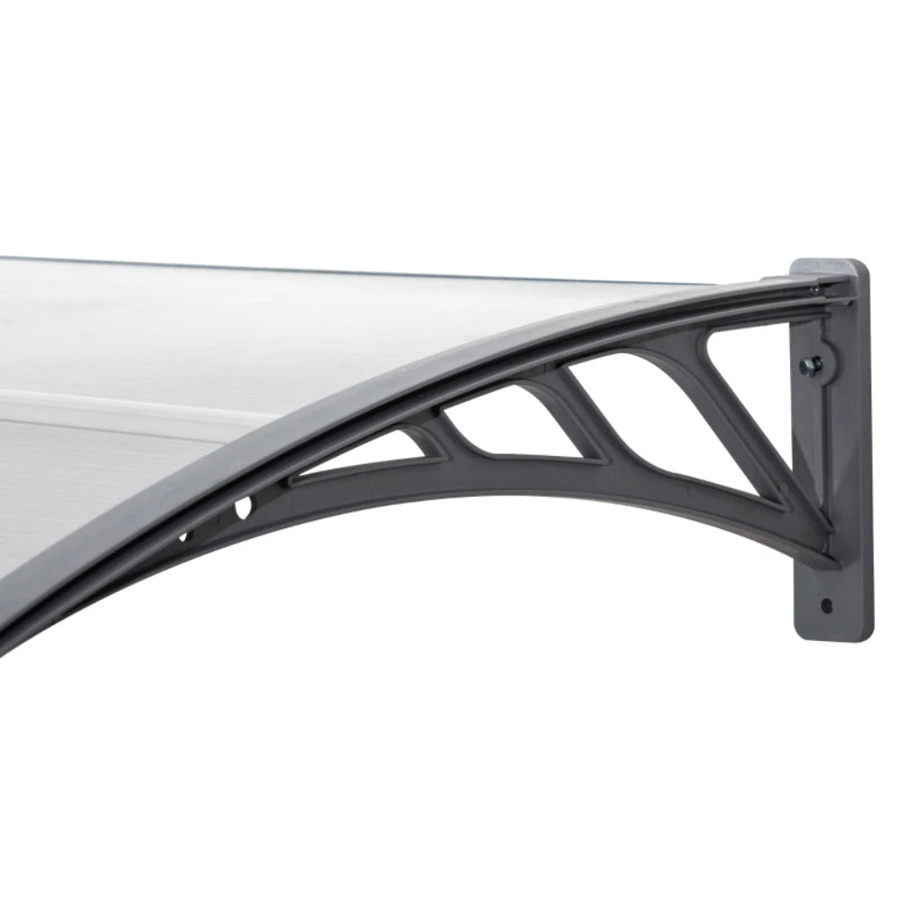 Outsunny Awning Front Door Rain Shelter Canopy 196 x 75cm 8