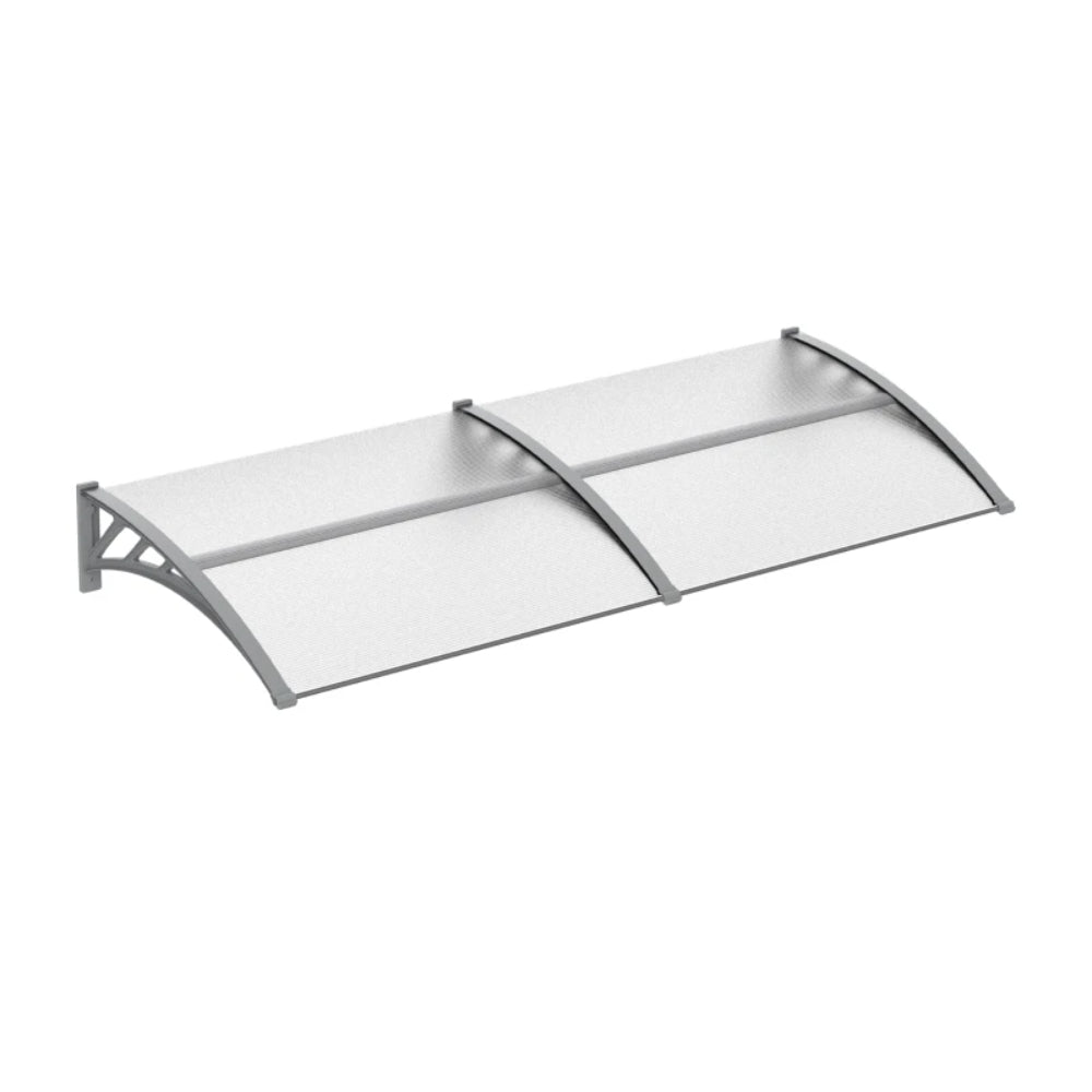 Outsunny Awning Front Door Rain Shelter Canopy 196 x 75cm 
