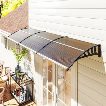 Outsunny Awning Front Door Rain Shelter Canopy 303 x 96cm 1