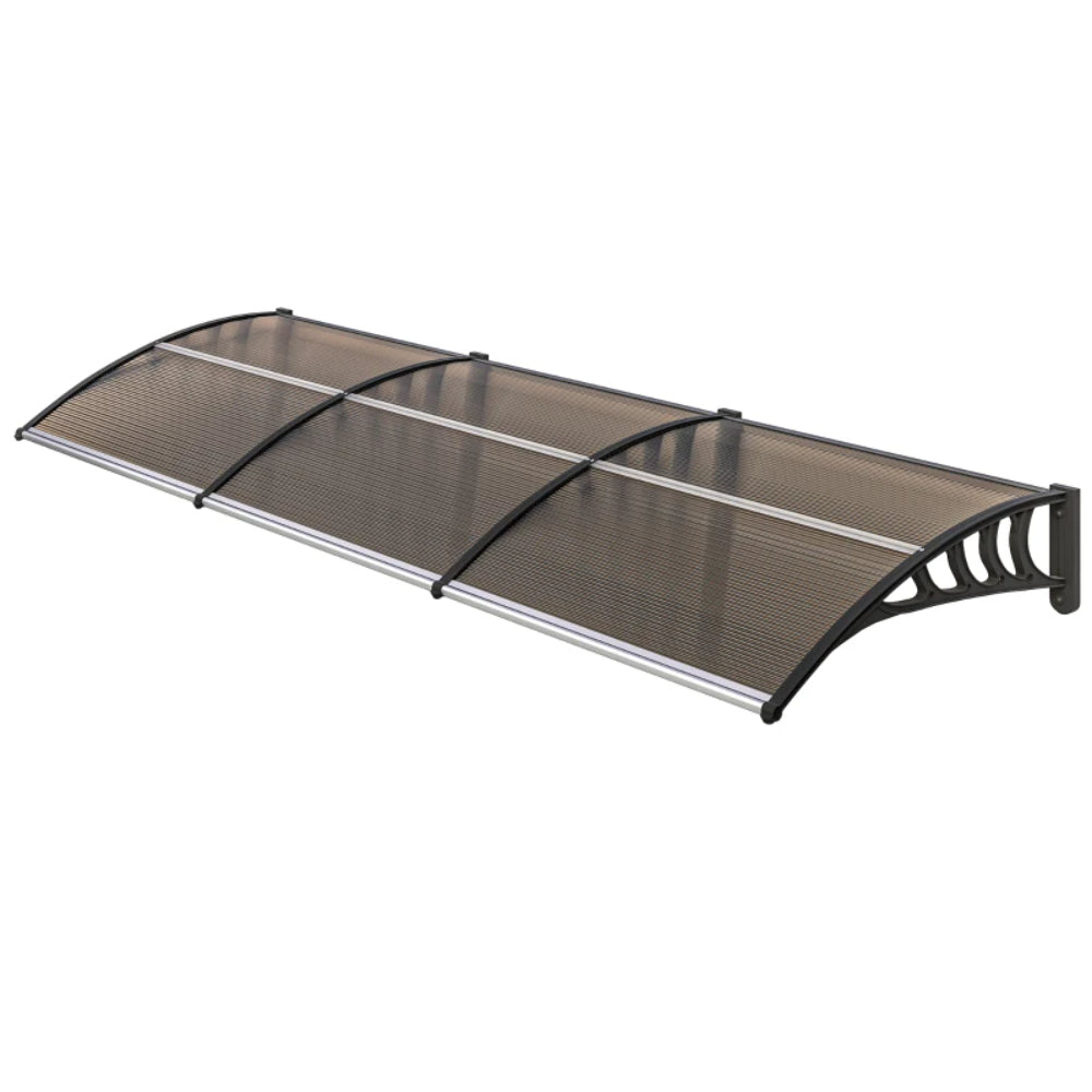 Outsunny Awning Front Door Rain Shelter Canopy 303 x 96cm 10