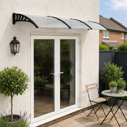 Outsunny Awning Front Door Rain Shelter Canopy 303 x 96cm 12