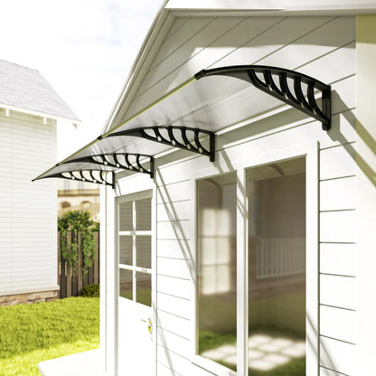 Outsunny Awning Front Door Rain Shelter Canopy 303 x 96cm 19