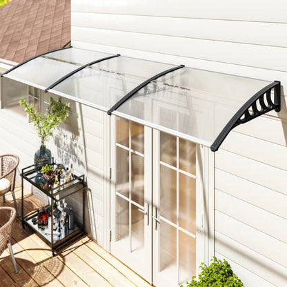 Outsunny Awning Front Door Rain Shelter Canopy 303 x 96cm 20