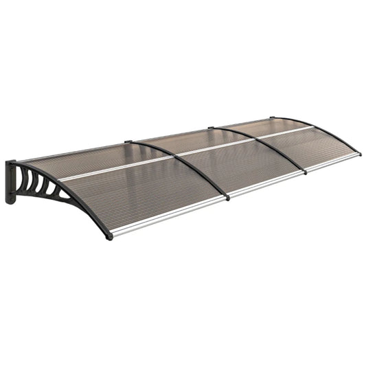Outsunny Awning Front Door Rain Shelter Canopy 303 x 96cm 