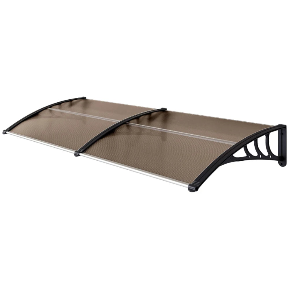 Outsunny Awning Front Door Rain Shelter Canopy 75 x 195cm 9