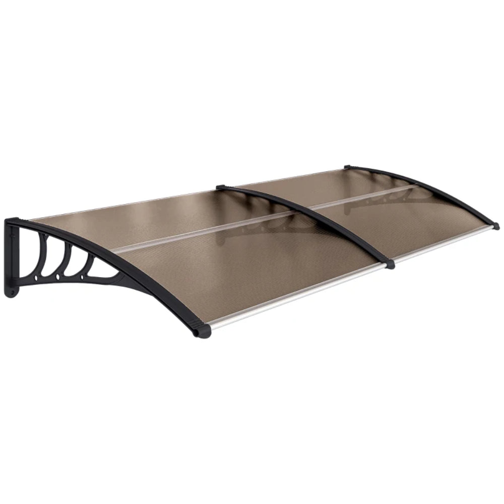 Outsunny Awning Front Door Rain Shelter Canopy 75 x 195cm 