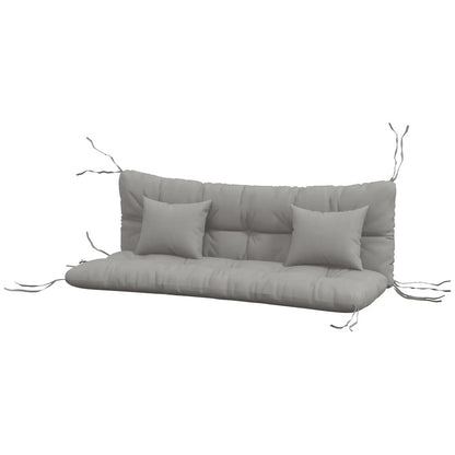 Outsunny Back and Seat Cushion Replacement with 2 Pillows, Patio Chair Cushions Set with Ties 32