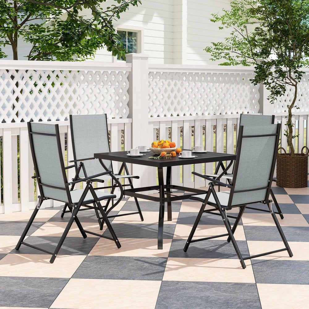 Outsunny Five-Piece Steel Frame Patio Set 1