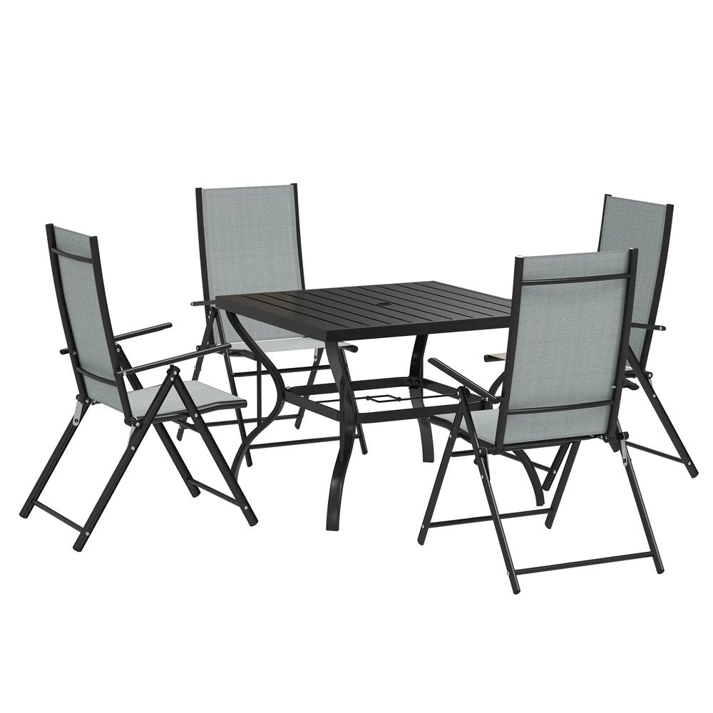 Outsunny Five-Piece Steel Frame Patio Set 10