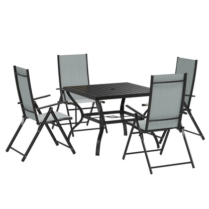 Outsunny Five-Piece Steel Frame Patio Set 10